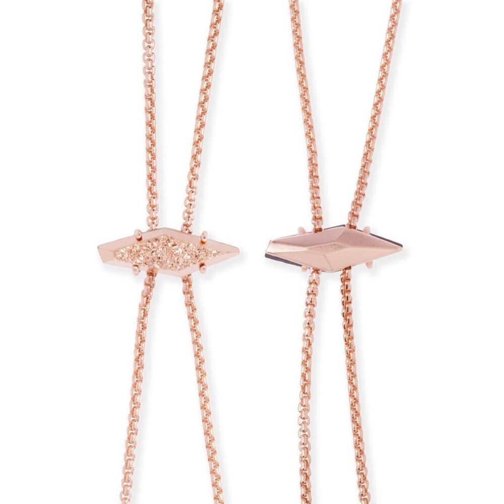 Kendra Scott Cheska Rose Gold Druzy